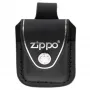 Etui skórzane na zapalniczkę Zippo Czarne ze szlufką - 2